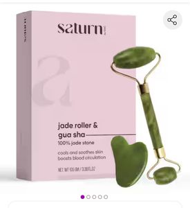 saturn Jade Roller &amp; Gua Sha Set