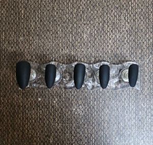 Matte Black Press-On Nails