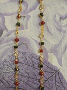Chic Beaded Gemstone Necklace