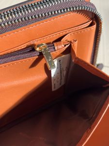 Kangaroo Kingdom Brown Leather Clutch Bag