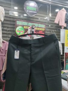 Men's Black Formal Trousers