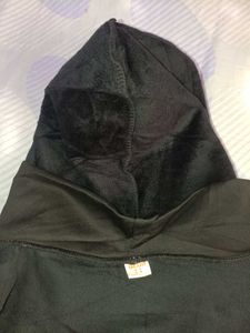 Embroidered Black Hoodie