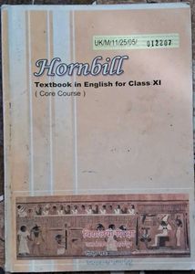 NCERT english textbook Hornbill Class 11
