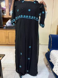 Elegant Black One piece long gown