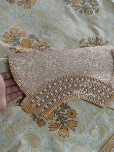 Sparkling Rose Gold Clutch Bag