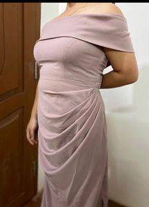 Elegant Off-Shoulder Slid dress