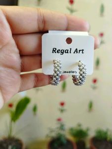 Cute Bow Pearl combo Earrings