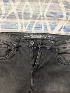 Roadster Dark Gray Jeans For Women