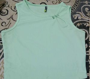 Mint Green Sleeveless Top