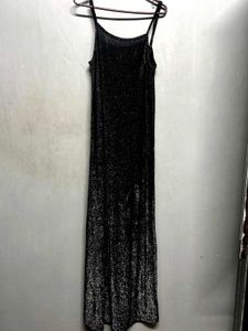 Sparkly Black Maxi Dress