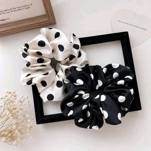 Polka Dot scrunchies