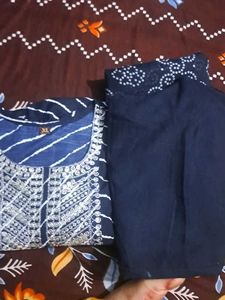 Stylish Blue Kurta Set