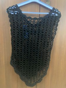 New Crochet Black Top
