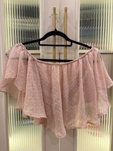Boho Off-Shoulder Ruffle Top