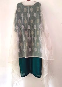 Teal Blue Suit Set