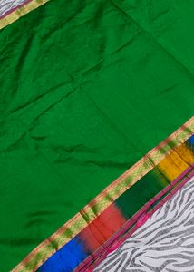 multi green colour  saree