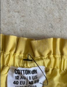 Smocked Yellow Tube Top