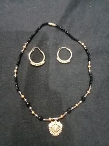 Mangalsutra With Earings Combo