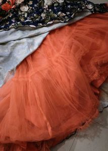 Stunning Floral Print Ethnic Gown