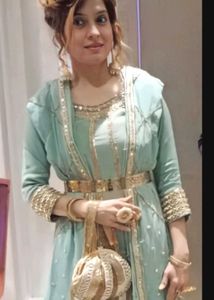 Elegant Indian Suit with Dhoti pants n Dupatta