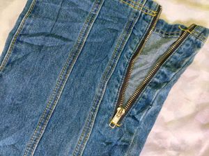 Stylish Blue Denim Flare Jeans