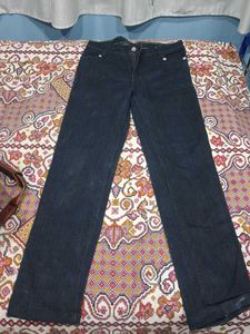 Black denim jeans pant