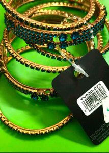 Blue Stone Bangles