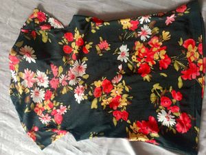 Floral Print Top strechable