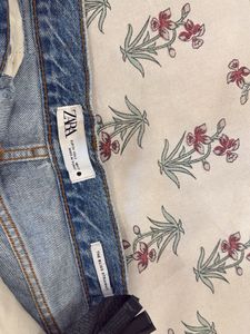 Hardly used Distressed Blue Denim Jeans