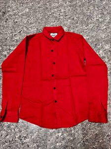 (Combo)Men's Red &amp; Black Shirts (Pack of 2)