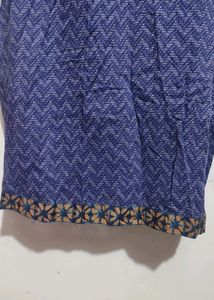 Blue Color Cotton Kurti For Girl Or Women