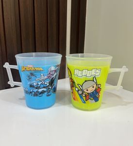 Superhero & Spiderman Cups Set
