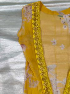 Yellow Sleeveless Shrug