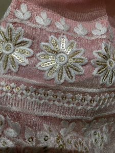 Pink Embroidered suit