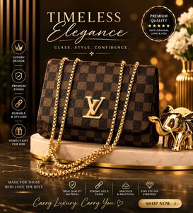 LOUIS Vuitton Inspired Crossbody Bag