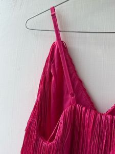 Pink Fringe Dress