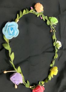 Colorful Floral Crown Headband