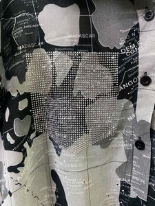 Stylish Printed Tie-Front Blouse