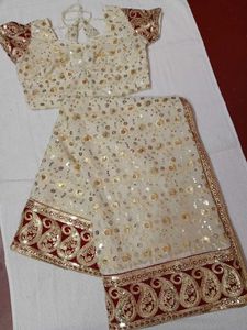 heavy sequin Embroidery work saree 😍