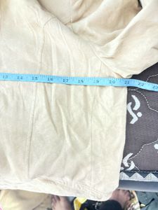 Classic Beige Suede Jacket