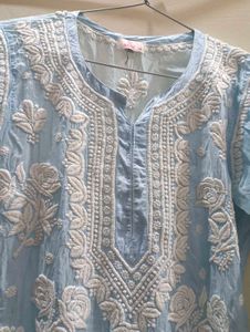 Alfaz Premium Muslin chikankari Kurta