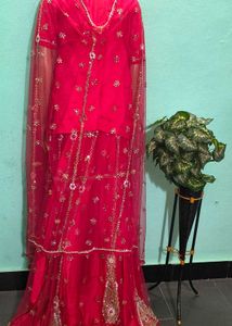 Bridal Lehenga koti dupatta zardozi full work