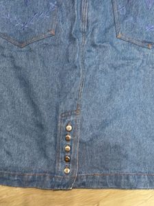 Classic Blue Denim Skirt