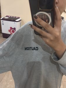 Oversized Grey Sweatshirt 🤍
