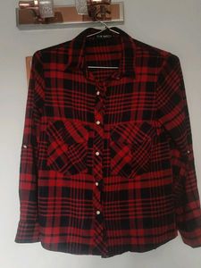 Red & Black Plaid Shirt