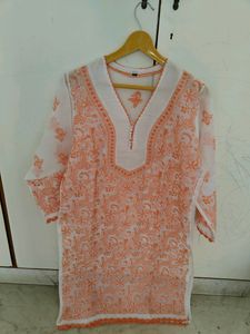 Chikenkari Embroidery Kurta
