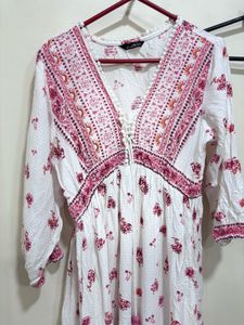 Boho Floral Print Maxi Dress