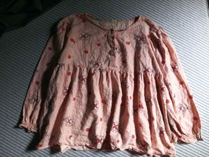 Pink Print Blouse