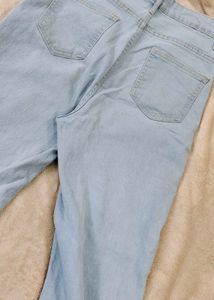 Light Wash Wide Leg Jeans