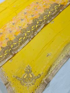 Fancy Hand Work Suit With Heavy Duptta,